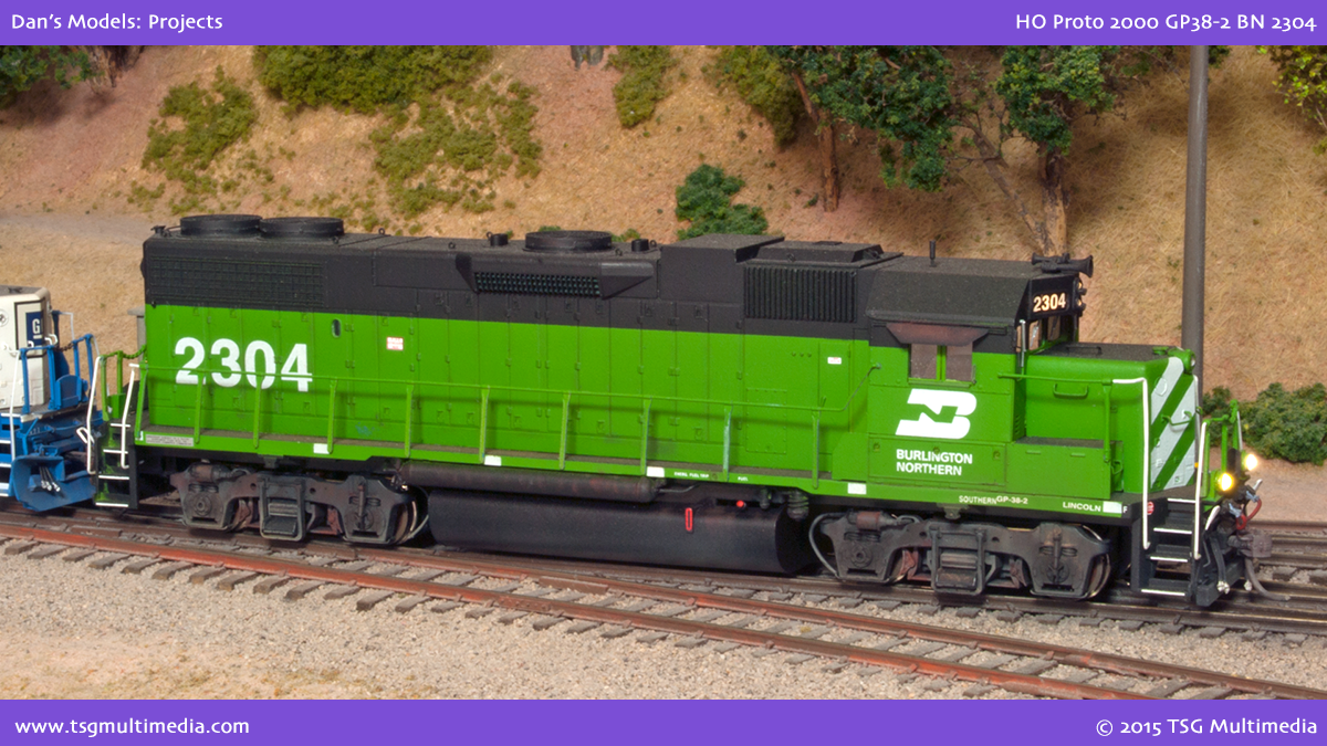 Burlington Northern GP38-2 2304 - TSG Multimedia