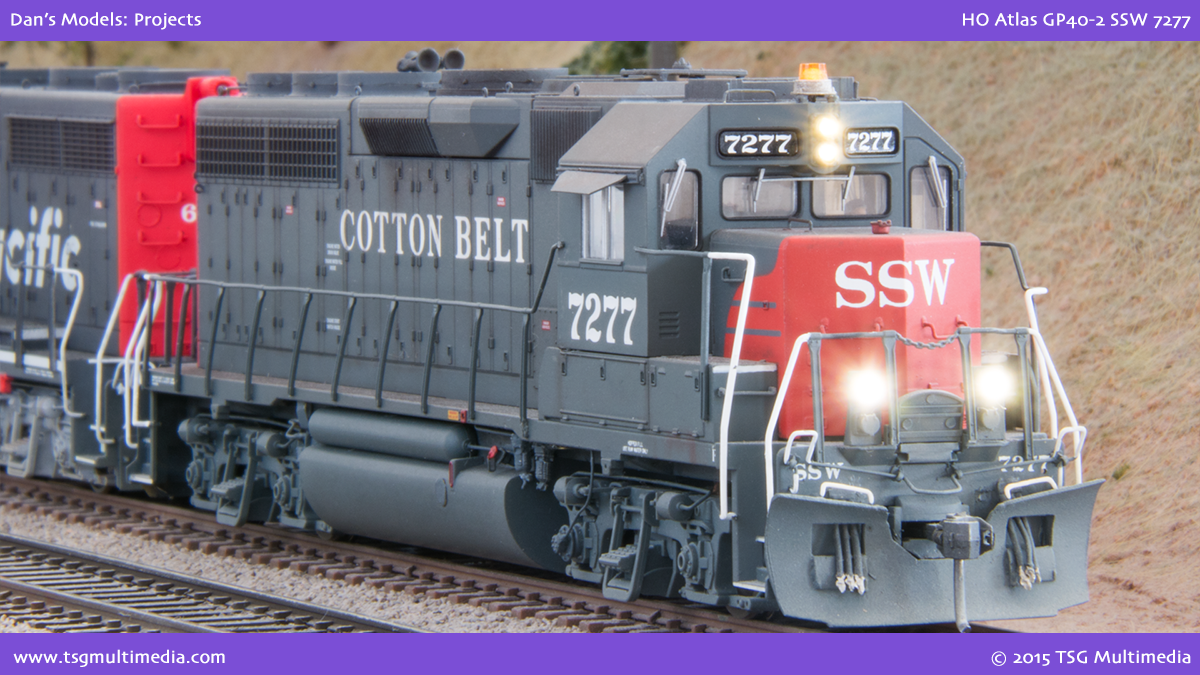 Cotton Belt GP40M2 Added Details TSG Multimedia