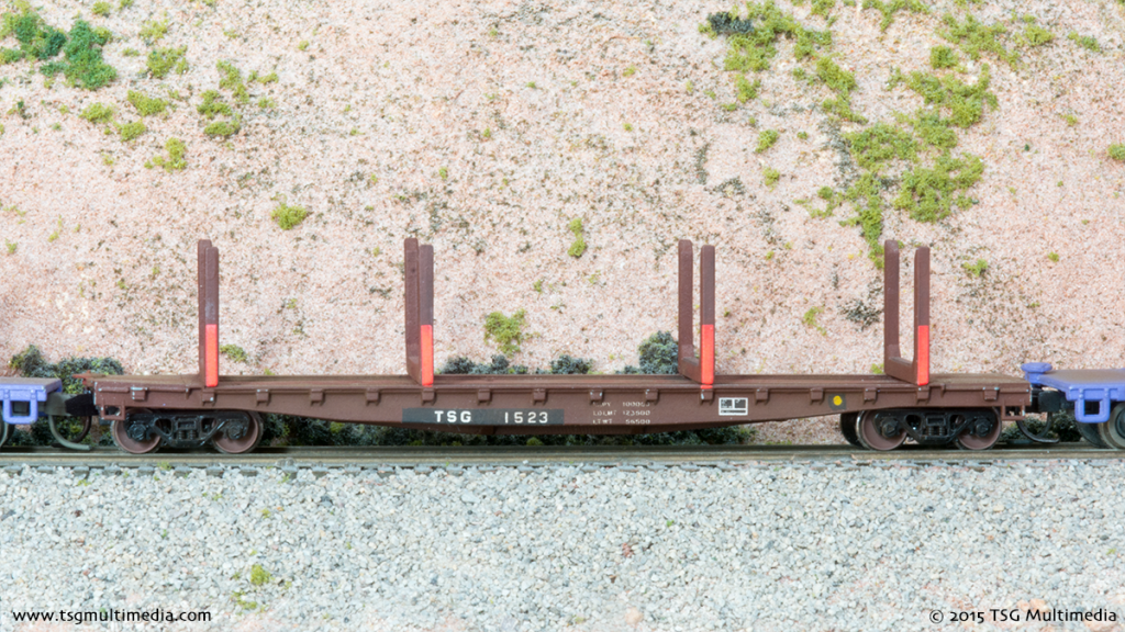 N Scale Log Cars - Custom Painted - TSG Multimedia